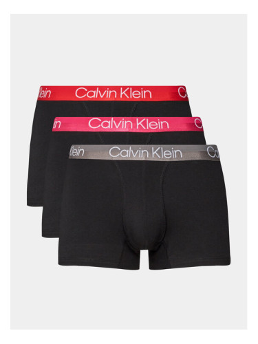 Calvin Klein Underwear Комплект 3 чифта боксерки 000NB2970A Черен