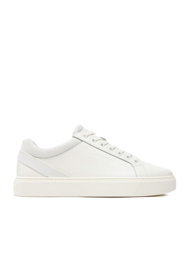 Calvin Klein Сникърси Low Top Lace Up Archive Stripe HM0HM01463 Бял