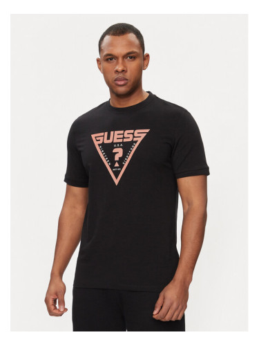 Guess Тишърт Queencie Z4GI09 J1314 Черен Slim Fit