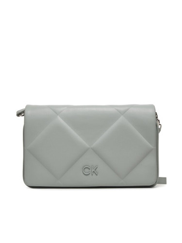 Calvin Klein Дамска чанта Quilt K60K611759 Сив