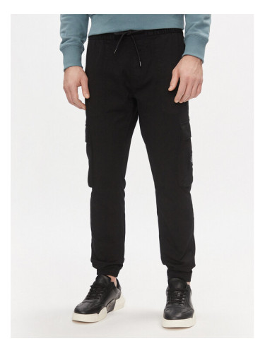 Calvin Klein Jeans Долнище анцуг J30J324696 Черен Skinny Fit