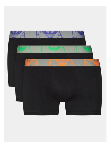 Emporio Armani Underwear Комплект 3 чифта боксерки 111357 4R715 29821 Черен
