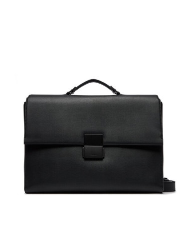 Calvin Klein Чанта за лаптоп Iconic Plaque Laptop Bag K50K511651 Черен