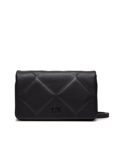Calvin Klein Дамска чанта Quilt K60K611759 Черен