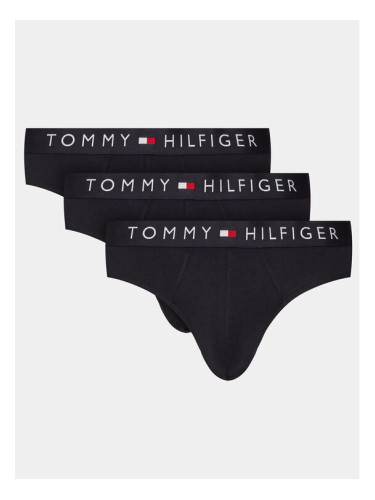Tommy Hilfiger Комплект 3 чифта слипове UM0UM03182 Тъмносин