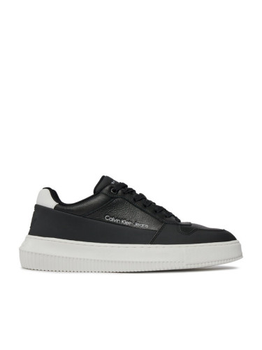 Calvin Klein Jeans Сникърси Chunky Cupsole Low Lth In Sat YM0YM00873 Черен