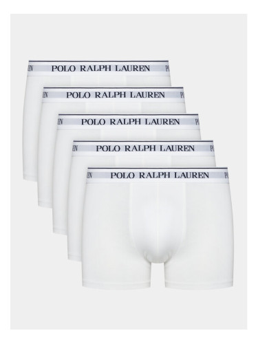 Polo Ralph Lauren Комплект 5 чифта боксери 714864292010 Бял
