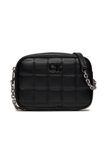 Calvin Klein Дамска чанта Ck Square Quilt K60K612331 Черен