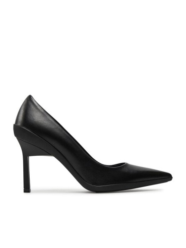 Calvin Klein Обувки на ток Heel Pump 90 Leather HW0HW02033 Черен