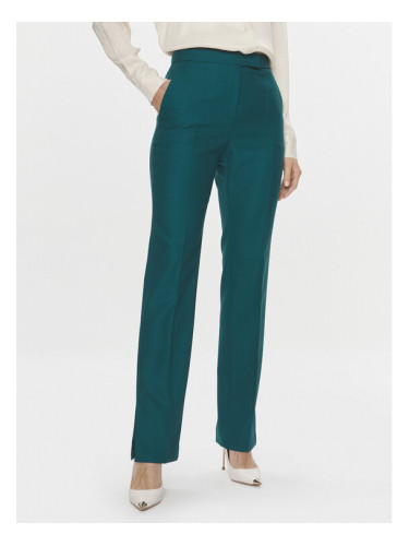 Boss Текстилни панталони Teana1 50509118 Зелен Slim Fit