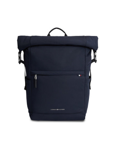 Tommy Hilfiger Раница Th Signature Rolltop Backpack AM0AM12221 Тъмносин