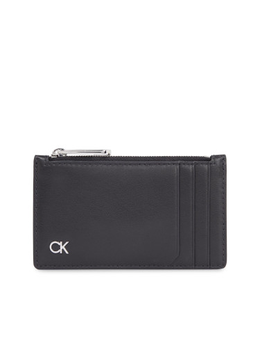 Голям мъжки портфейл Calvin Klein Metal Ck K50K511685 Черен