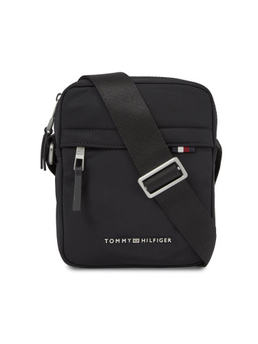 Мъжка чантичка Tommy Hilfiger Th Signature Mini Reporter AM0AM12217 Black BDS
