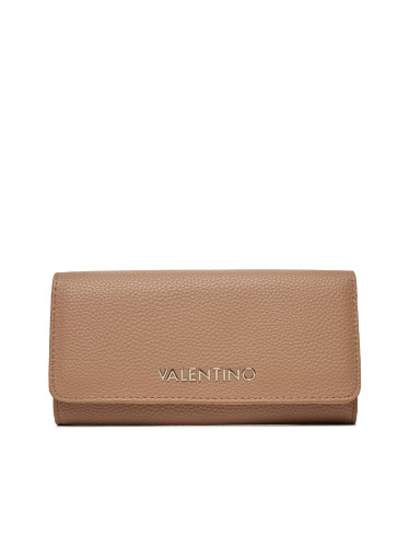 Голям дамски портфейл Valentino Brixton VPS7LX113 Бежов