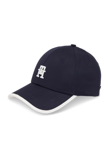 Шапка с козирка Tommy Hilfiger Th Contemporary Cap AW0AW15786 Space Blue DW6