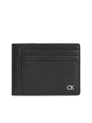 Голям мъжки портфейл Calvin Klein Metal Ck K50K511686 Черен