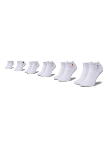 Комплект 6 чифта къси чорапи унисекс Polo Ralph Lauren 449799739002 r.OS White