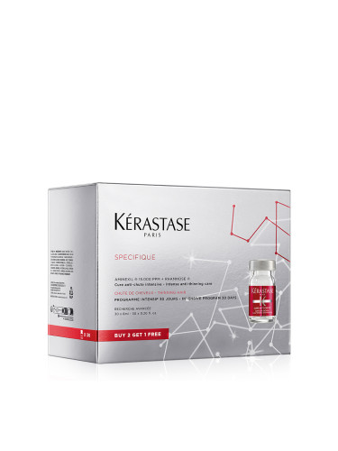 KÉRASTASE Promo set Aminexil Cure Anti-Chute Leave-in 2+1  Ампули унисекс 180ml