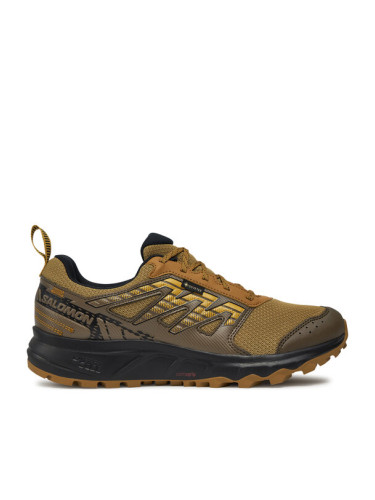 Salomon Сникърси Wander Gore-Tex L47436600 Каки