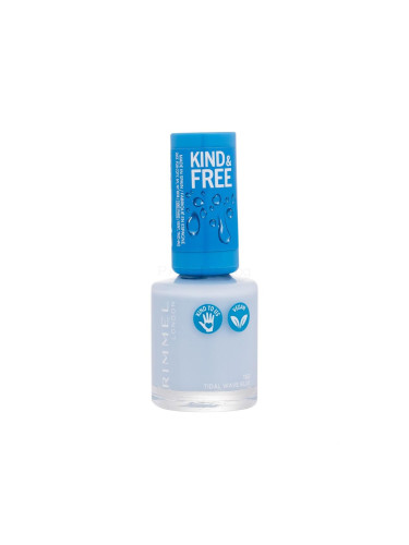 Rimmel London Kind & Free Лак за нокти за жени 8 ml Нюанс 152 Tidal Wave Blue