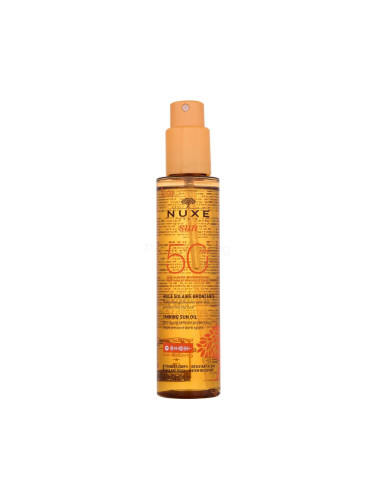 NUXE Sun Tanning Sun Oil SPF50 Слънцезащитна козметика за тяло 150 ml