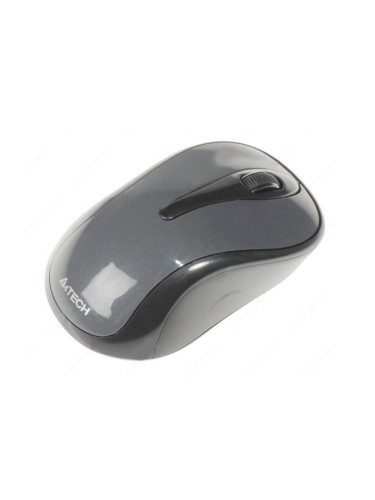 Мишка A4Tech G3-280N V-Track, безжична, оптична (1000 dpi), USB, сива, обхват до 10м