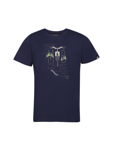 Men's T-shirt made of organic cotton ALPINE PRO TERMES mood indigo variant pb