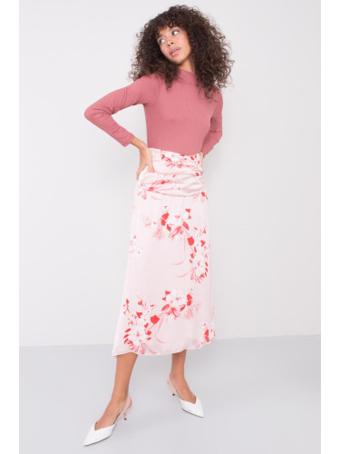 Light pink floral skirt BSL