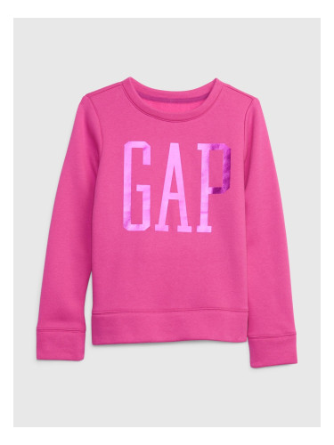 GAP Kids Pink Sweatshirt with Logo - Girls