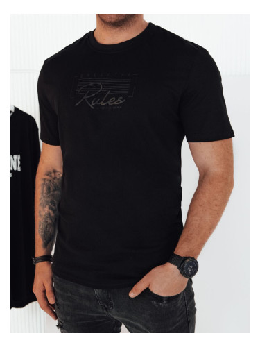 Men's T-shirt with black Dstreet print