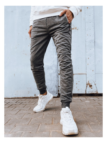 Spodnie męskie dresowe jasnoszare Dstreet