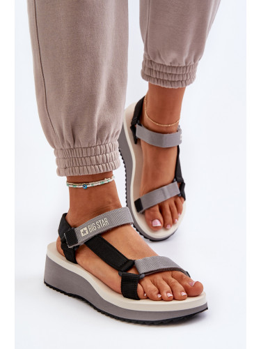 BIG STAR SHOES Дамски сандали на платформа и клин Big Star