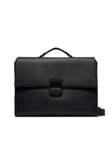 Чанта за лаптоп Calvin Klein Iconic Plaque Laptop Bag K50K511651 Черен