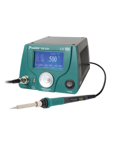 Станция за запояване, SS-257B, 500°C, 75W, 230VAC, PRO'S KIT