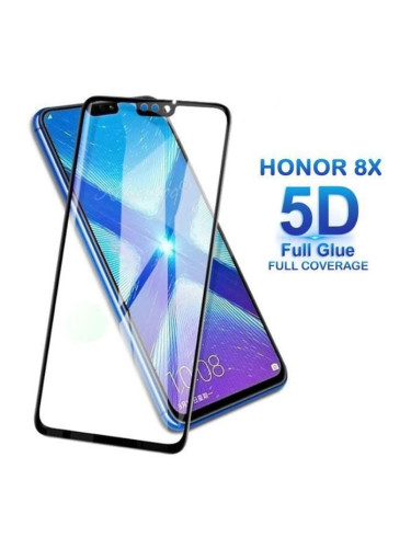 5D Glass FULL GLUE стъклен протектор Huawei  Honor 8X