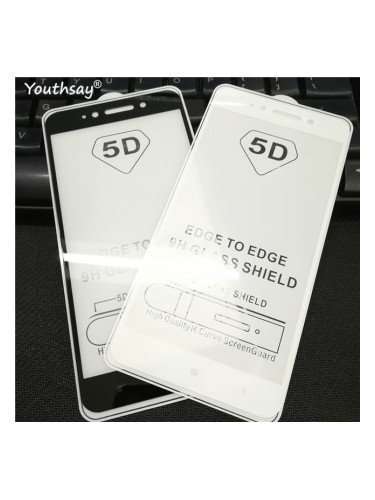 5D Glass  FULL GLUE стъклен протектор Xiaomi Redmi Note 5A / Redmi Y1