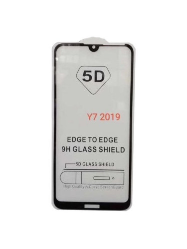5D Glass FULL GLUE стъклен протектор Huawei Y7 2019