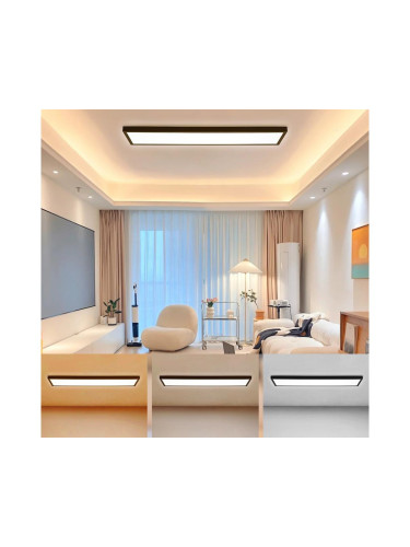 Brilagi - LED Лампа за баня FRAME LED/50W/230V 3000/4000/6000K IP44 черен