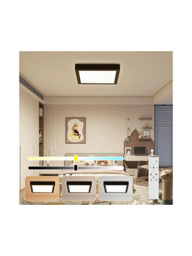 Brilagi-LED Димируема лампа за баня FRAME SMART LED/24W/230V IP44 черен + д.у.