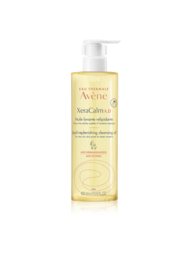Avène XeraCalm A.D. Lipid-Replenishing Cleansing Oil релипидиращо почистващо олио за суха и екзематична кожа 400 мл.