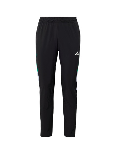 ADIDAS PERFORMANCE Спортен панталон 'Colorblock 3-Stripes'  нефритено зелено / черно / бяло