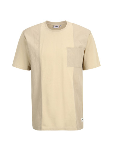 FILA Тениска 'TEUPITZ'  цвят "пясък" / тъмнобежово