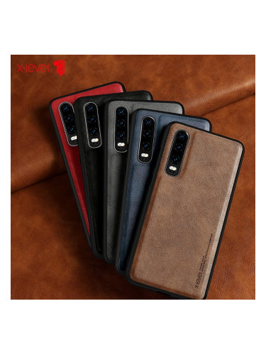 X-level Leather кожен гръб Huawei Y7 2019