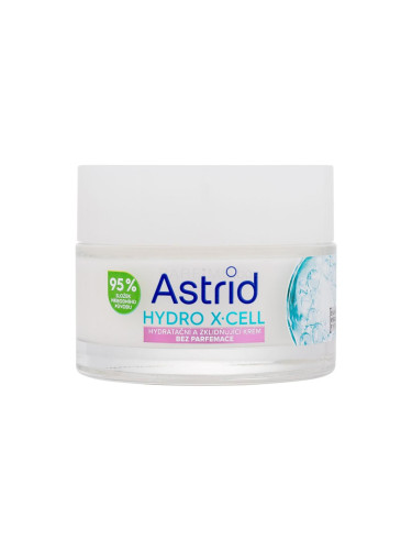 Astrid Hydro X-Cell Hydrating & Soothing Cream Дневен крем за лице за жени 50 ml