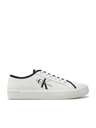 Calvin Klein Jeans Сникърси Skater Vulcanized Low Cs Ml Mr YW0YW01453 Бял