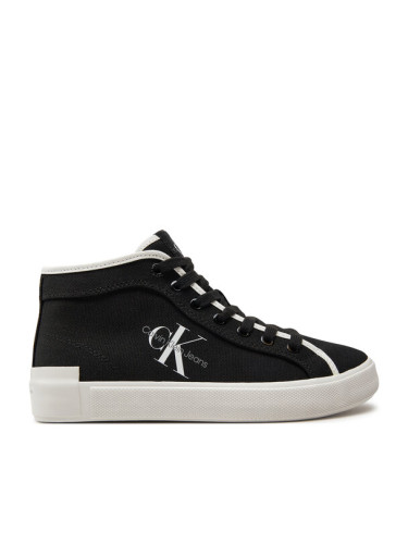 Calvin Klein Jeans Сникърси Skater Vulcanized High Cs Ml Mr YW0YW01454 Черен