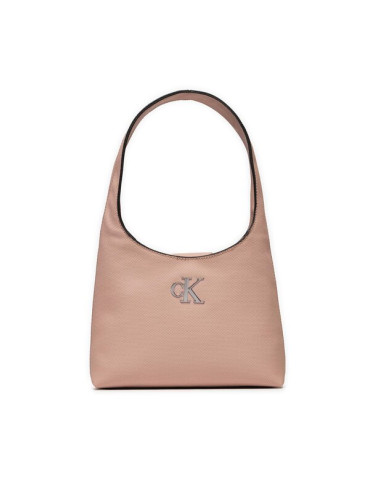 Calvin Klein Jeans Дамска чанта Minimal Monogram A Shoulderbag T K60K611820 Розов