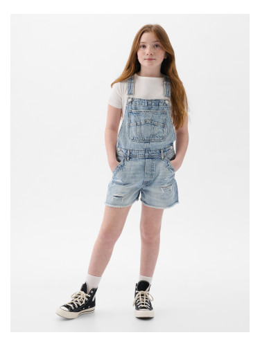GAP Children's Denim Bib Shorts - Girls