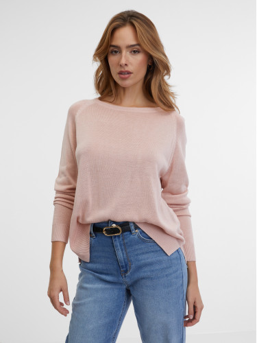 Orsay Light pink ladies sweater - Women