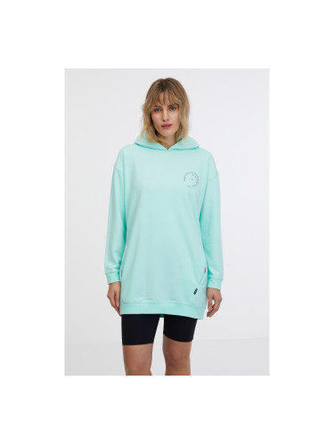 Women's turquoise elongated sweatshirt SAM 73 Lola
